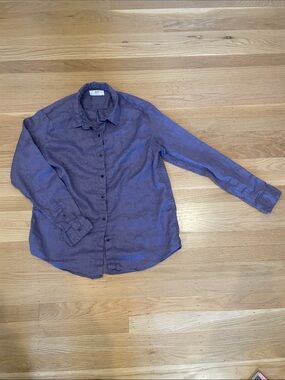 Uniqlo premium linen shirt, size medium